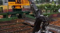 New Stationary Loader working in field